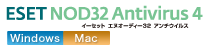 ESET NOD32 Antivirus 4�iWindows�AMac�j